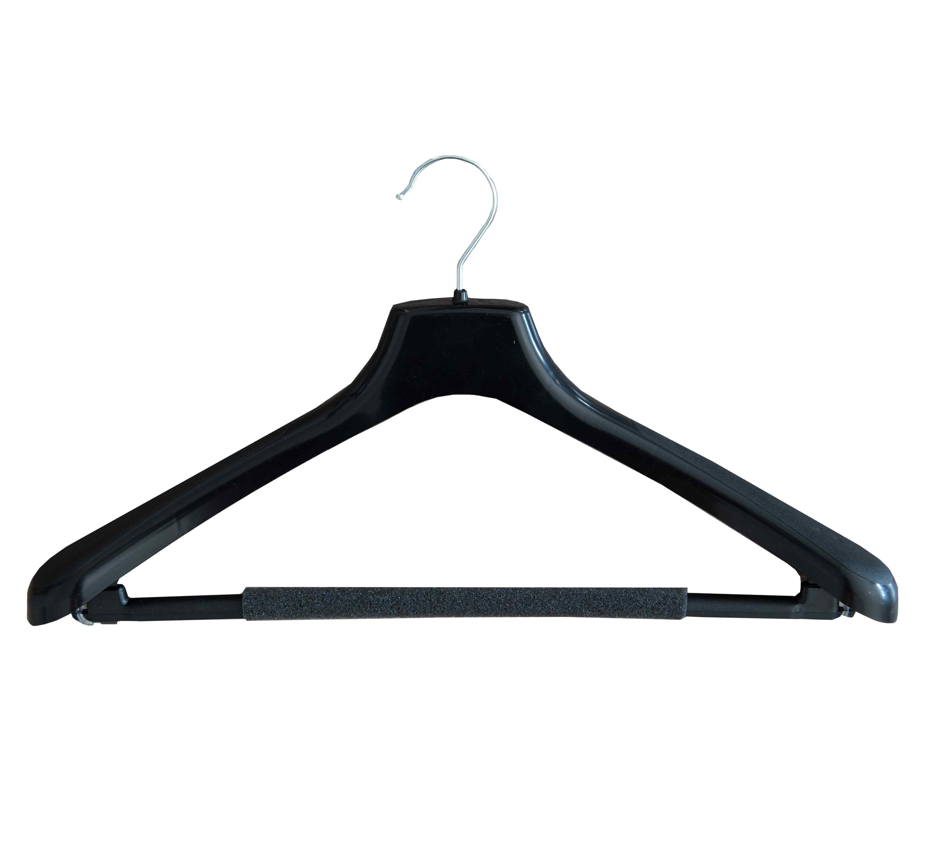 Hanger -SA45 Black Plastic 45cm (70) Foam Strip