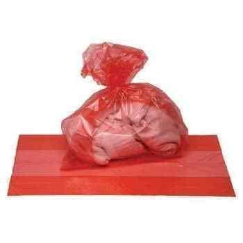 Red Fully Soluble Laundry Bag  26'' x 33''  (25)