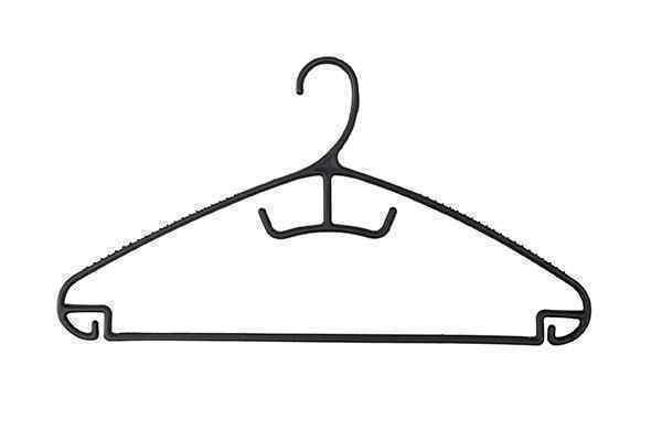 Hanger - Mainetti  PT8 Black Plastic (300)