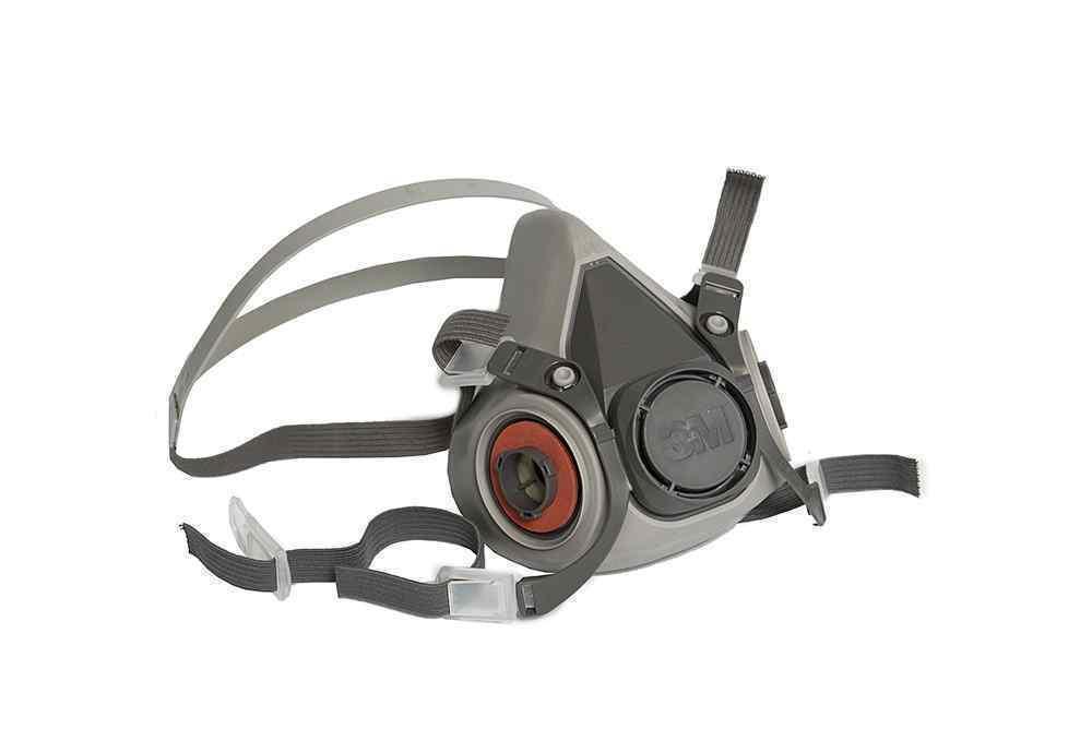 3M 6300 HalfMask Respirator + 2 Filters 