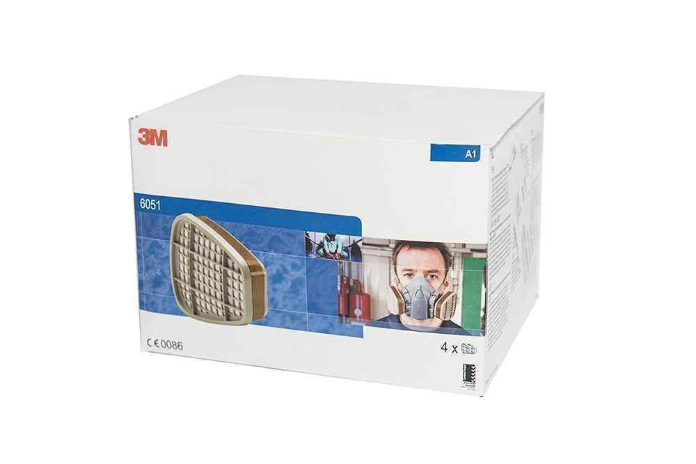 3M Mask Replacement Filter 6051 (2) Square (S)