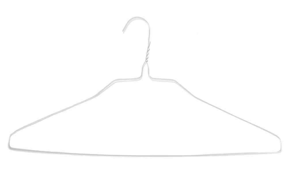 Hanger - White SHIRT 18" 14.5g (500)