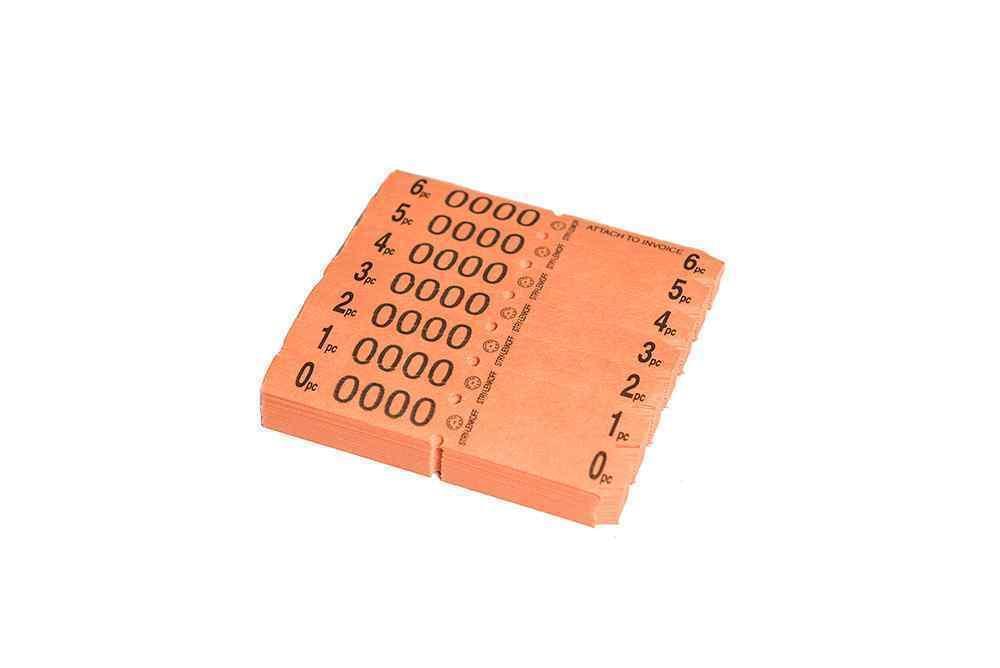 Shirt Tags 7 up ORANGE (1000)